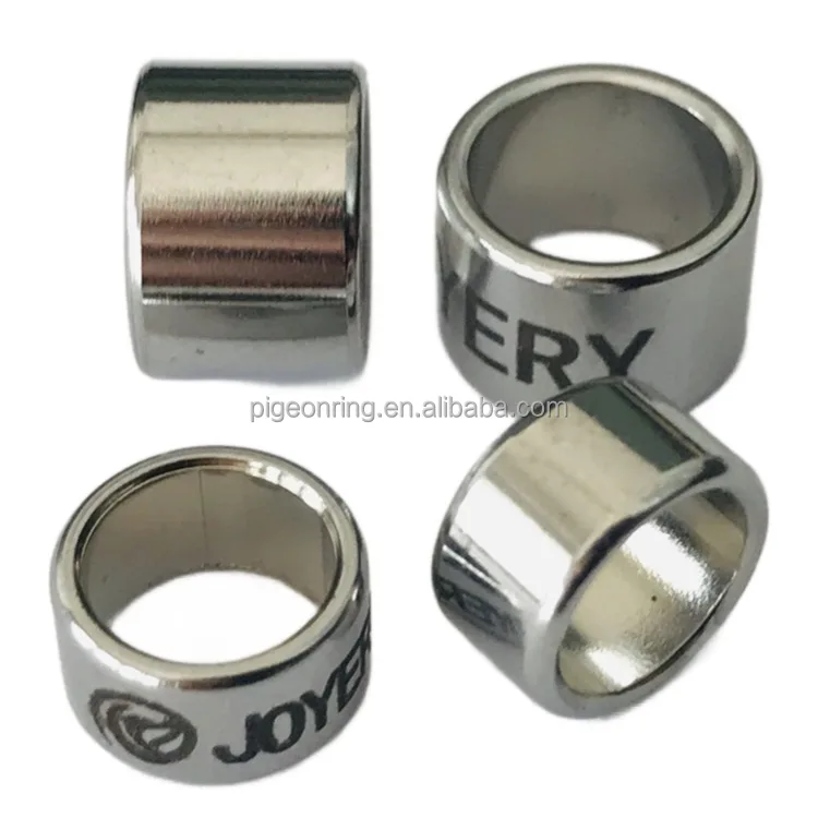 High quality 11mm Stainless Steel Parrot leg bands bird rings for parrots