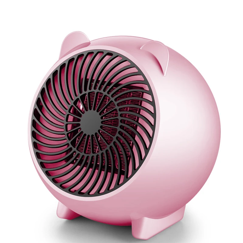Household portable professional adjustable automatic powerful air warm mini auto heater fan
