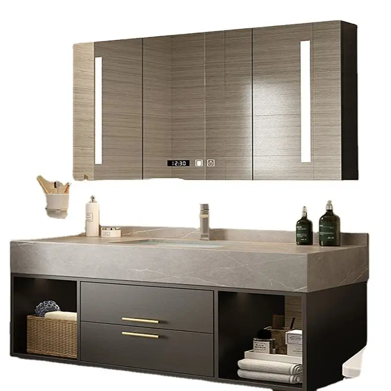 Contemporary Bathroom Wall Cabinet Vanity Cabinet Modern Chinese Bathroom Toilet Furniture Bathroom Vanity Cabinets