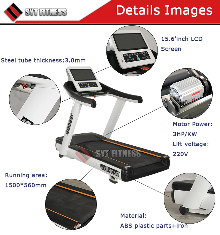 Commercial Gym Fitness Equipment Manufacturer High-quality Treadmill for gym  home use