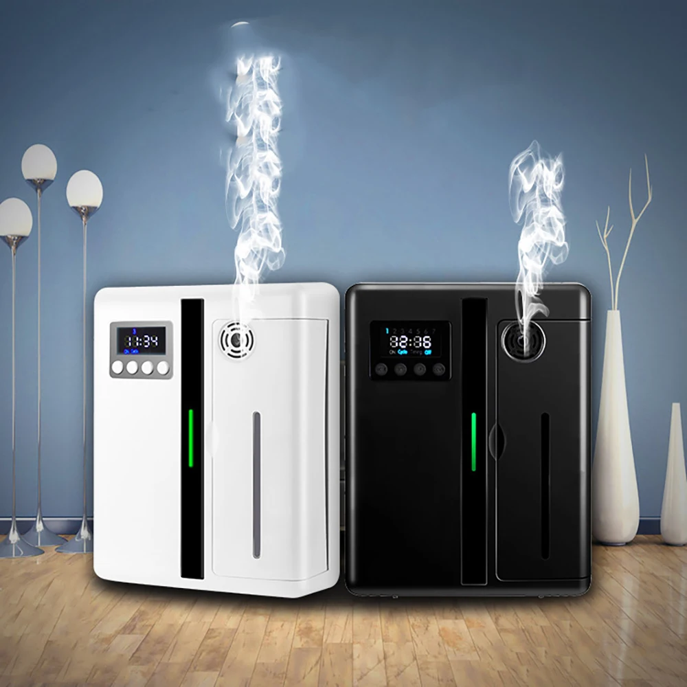 Scent Machines With Fan Inside HVAC 500m3 Aroma Unit Diffuser 300ml Air Purifier For Large Area Hotel Lobby Home Fragrance