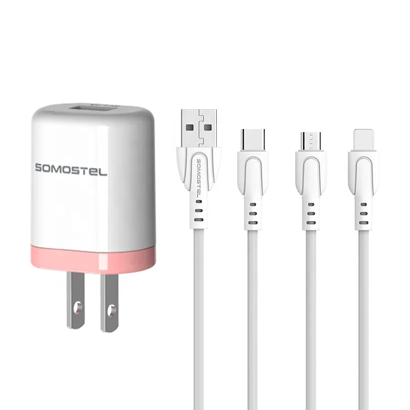 
mobile phone charger cell phone charger 1 USB cable 1.2A phone charger for huawei /samsung 