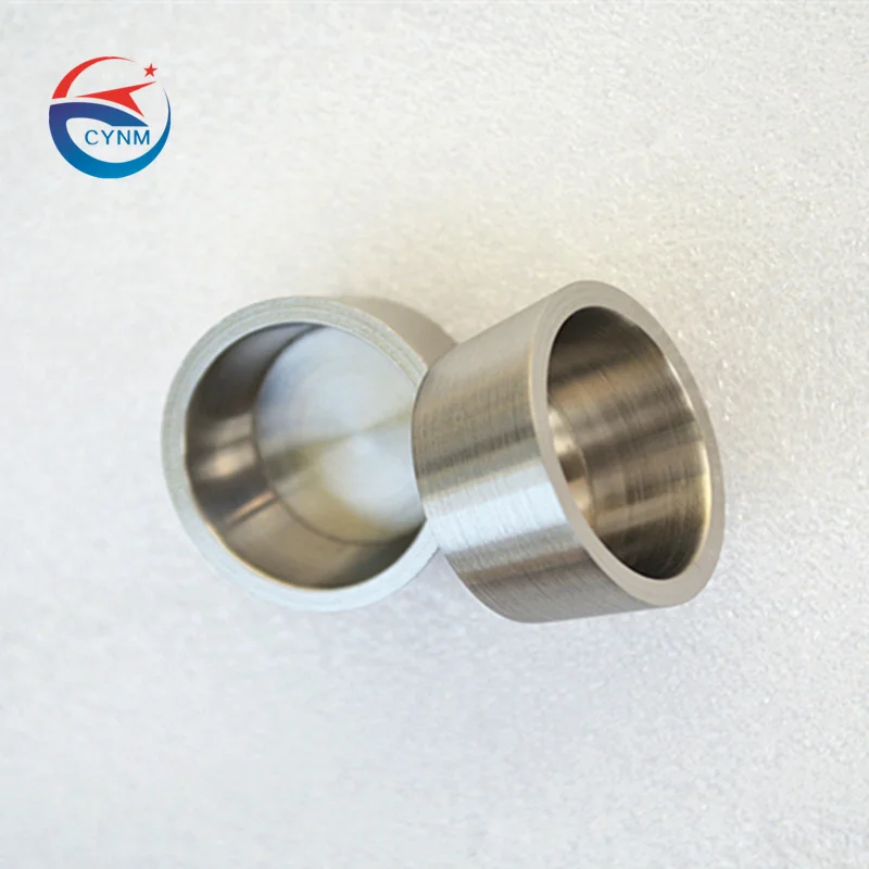 99.95% high purity tungsten crucibles for high temperature vacuum environments support customized