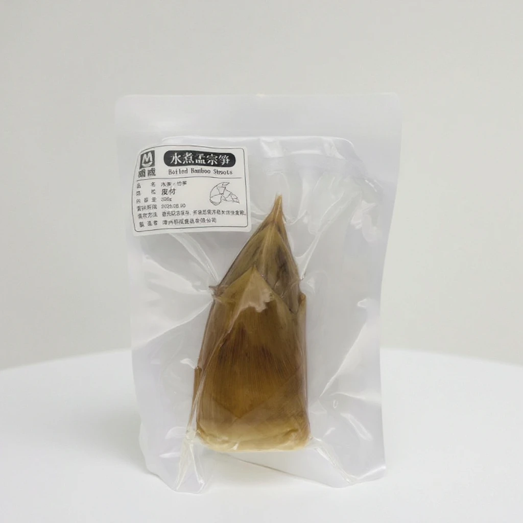 Meisei fresh whole bamboo shoot peel 300g in salt brine for instant pickled vegetables recipes