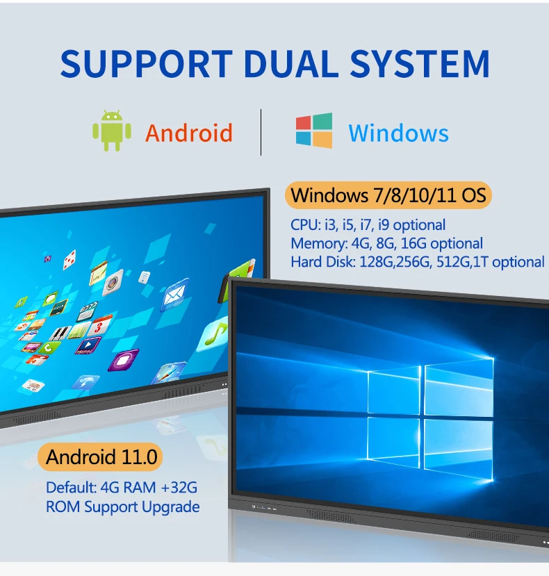 large 85 inch 4k lcd touch screen kids digital interactive whiteboard smart blackboard teaching whiteboard for conference room