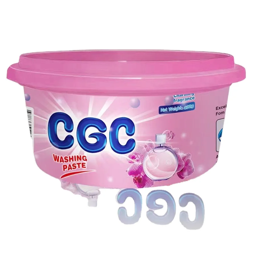 CGC dishwashing paste with lavender lemon lime orange perfume white dish washing cream solid kitchen detergent paste
