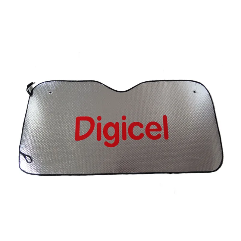 Custom Printing advertising promotional gifts items with logo Cardboard Windshield sun reflector Car Sunshade