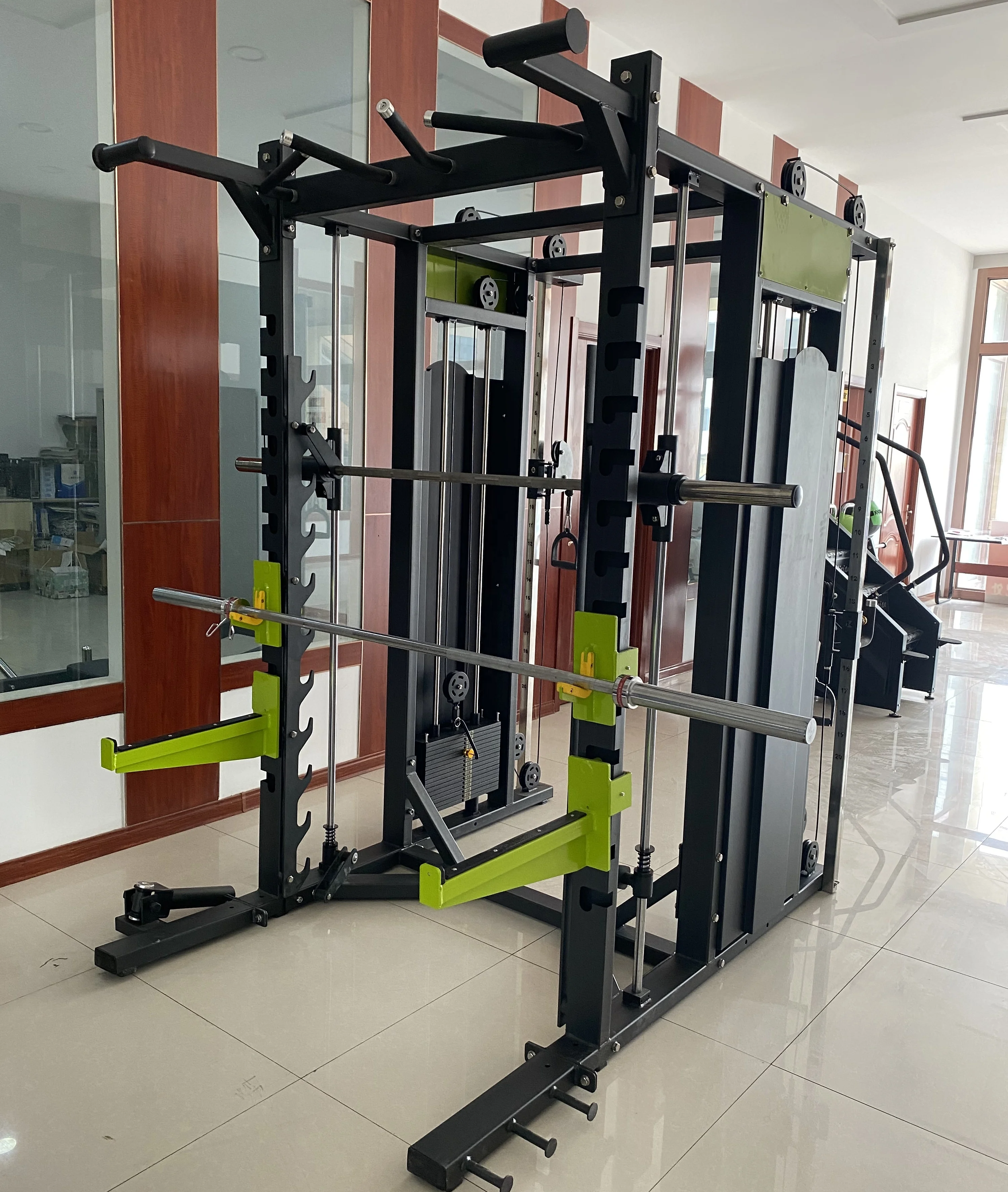 2021 New Type Multi-Functional Fitness Equipment Smith Machine Squat rack cable crossover