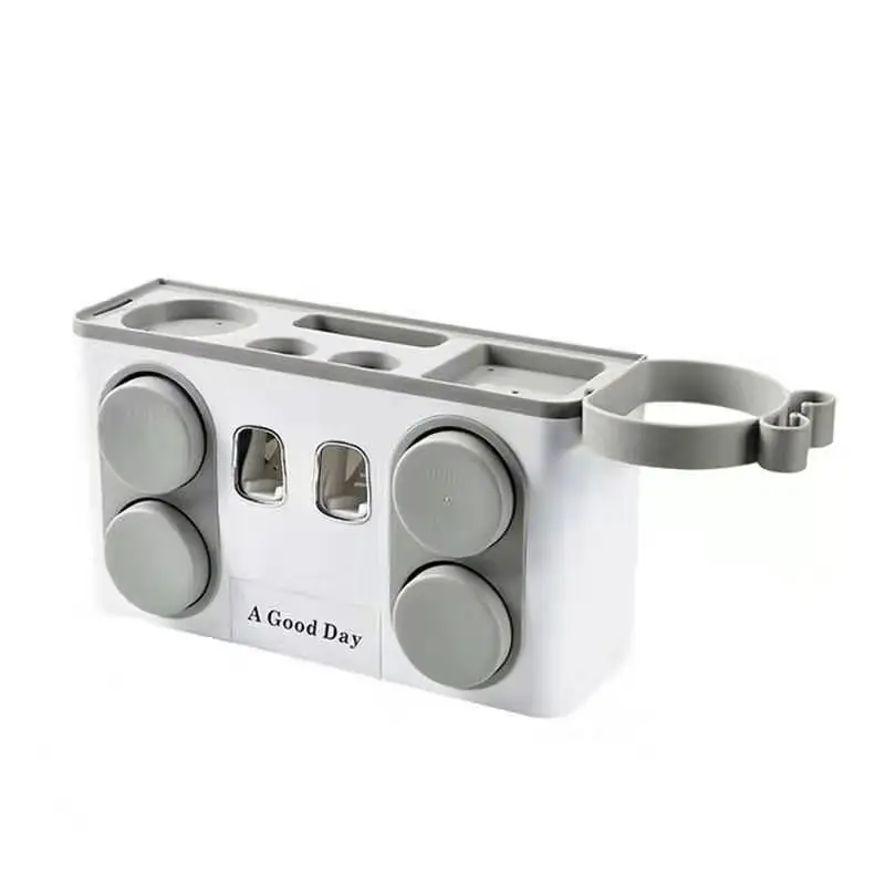 B539  B540 B541  Multi-function Toothbrush holder with 3 cups+2 toothpaste dispenser