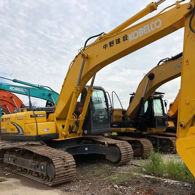 Подержанный экскаватор kobelco на продажу, японский гусеничный экскаватор SK210, дешевая цена на продажу