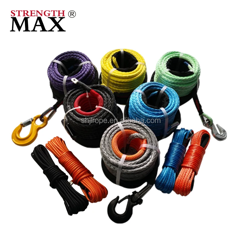 JINLI Uhmwpe Kit Winch Rope Trailer Rope Trailer Hook Off-Road Recovery Kit