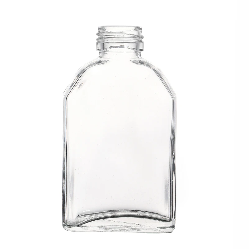 KDG Brand 100ml 200ml 250ml 350ml 500ml Flint Flask Beverage Coffee Glass Bottle Wholesale Customized Glass Manufacturer bottle