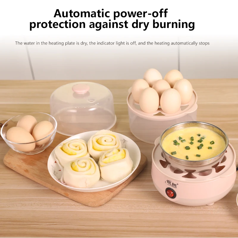 Large Capacity  Portable Commercial Automatic Mini Egg Cooker Machine Electric Stainless Steel Boiler Deluxe Rapid Egg Cooker