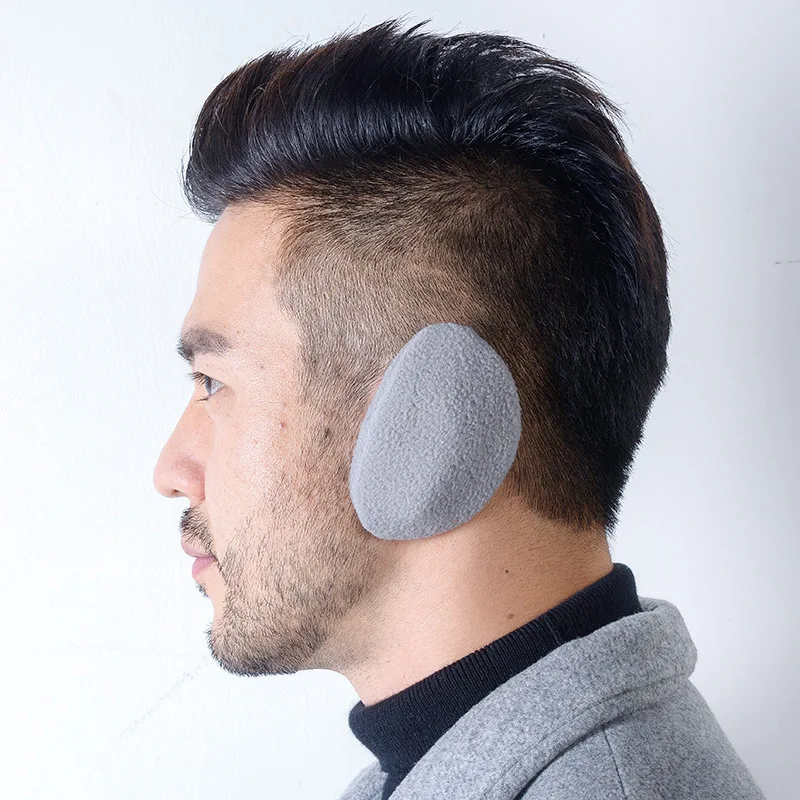 New Unisex Solid No Hair Band Winter Earmuffs Women Men Ear Cover Protector Thicken Plush Soft Warm Earmuff Warmer Accessories