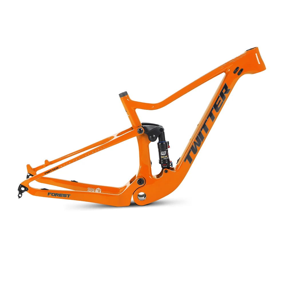 MTB carbon 29er frame factory T1000 high modulus 29er full suspension carbon frame