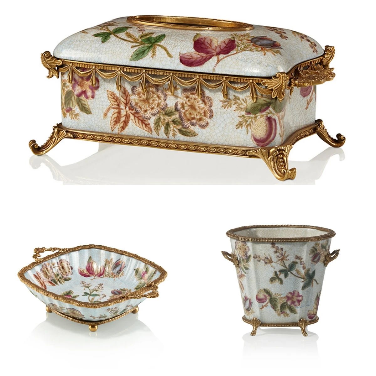 High Quality Light Luxury Flower Arrangement Ceramic House Ornament Plant Pot Of Decorations Rooms Arts