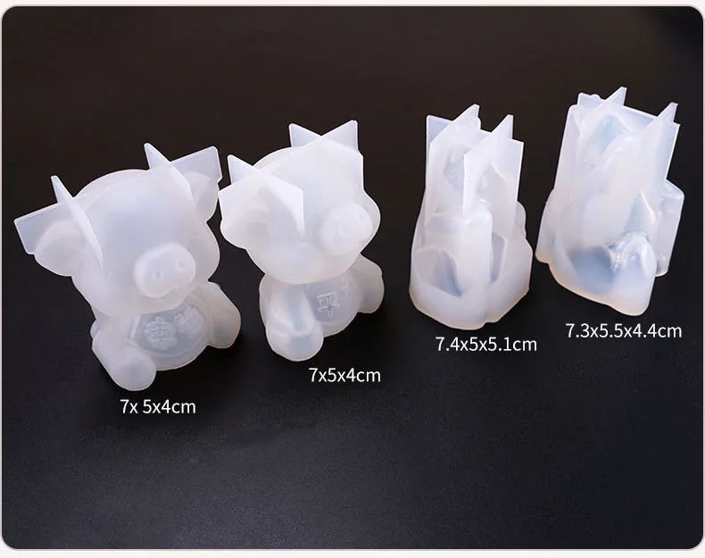 Горячие Кристаллы 3d Животные под заказ силиконовые формы смола Форма Силиконовые Ювелирные изделия для resina