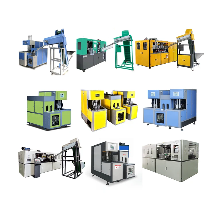 PET Bottle Blowing Machine 2 Cavity Plastic Bottle Blowing Machine Semi-Automatic Beverage Water Bottle Blow Molding Machine