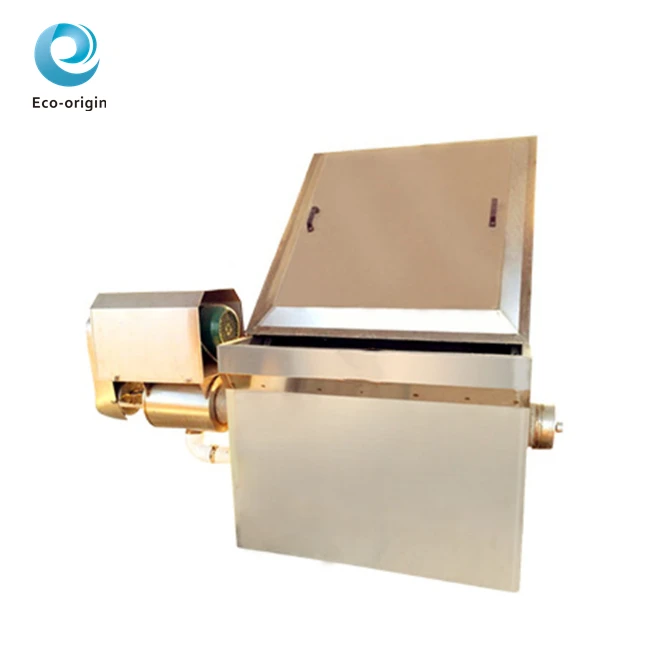 Hot sale product Slanting sieve type solid liquid separator, pasture livestock manure cow dung dewatering machine