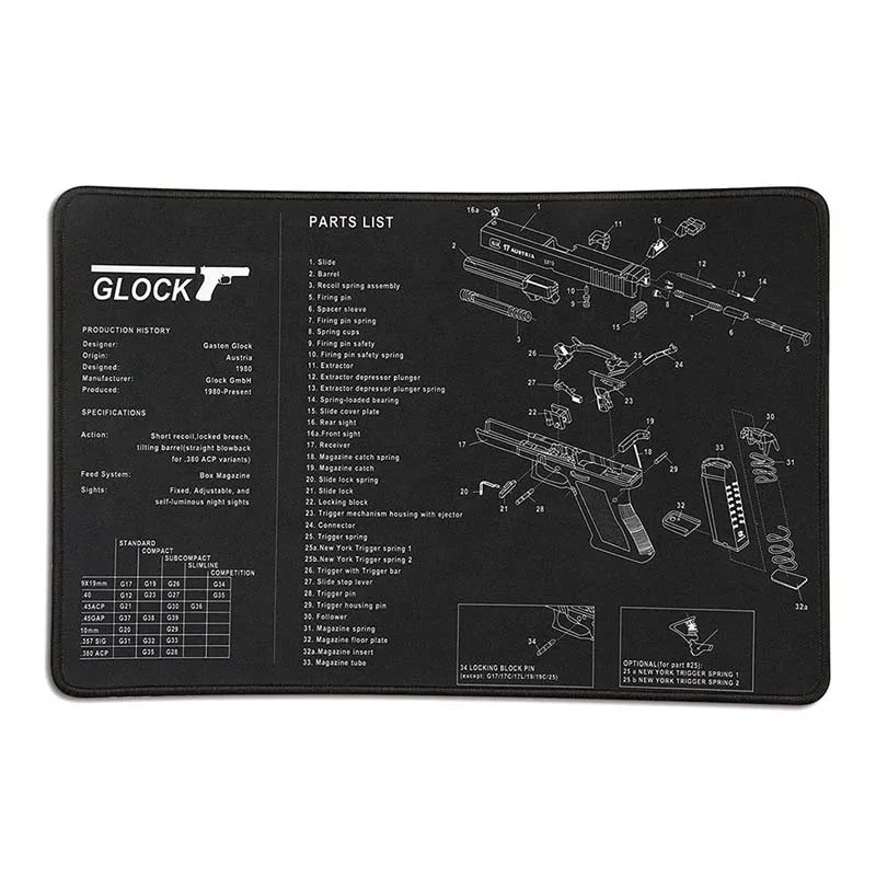 Wholesale Shot Cleaning Mat Tactical Gun Cleaning Mat 430*280mm