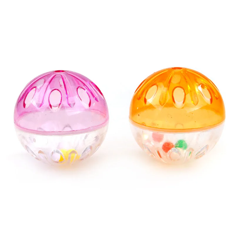 Summary Cat Toy Accessories Plastic Hollow Bell Ball Pet Cat Supplies Ball Toy Kitten