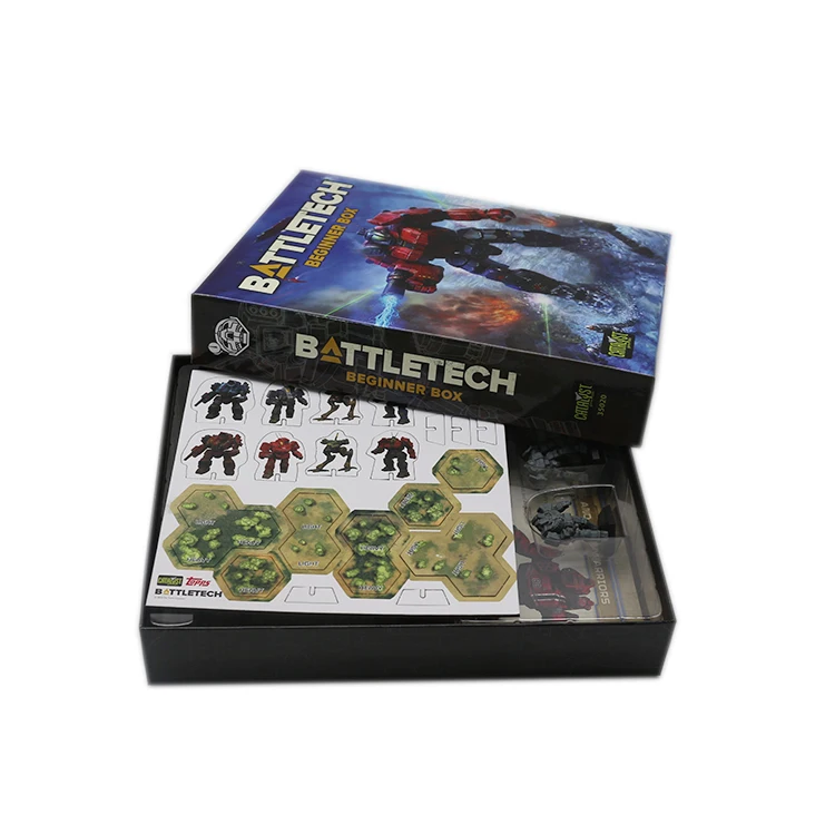 2021 Boardgame miniatures game accessory Customized printing strategy board game manufacturer