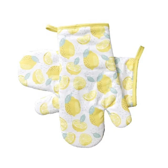 
Microwave heat resistant christmas kitchen oven mitt outdoor cooking glove 