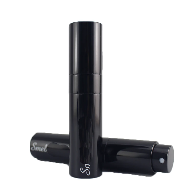 Скрученный Алюминиевый распылитель для парфюма 10 мл косметические алюминиевые стеклянные бутылки распыления