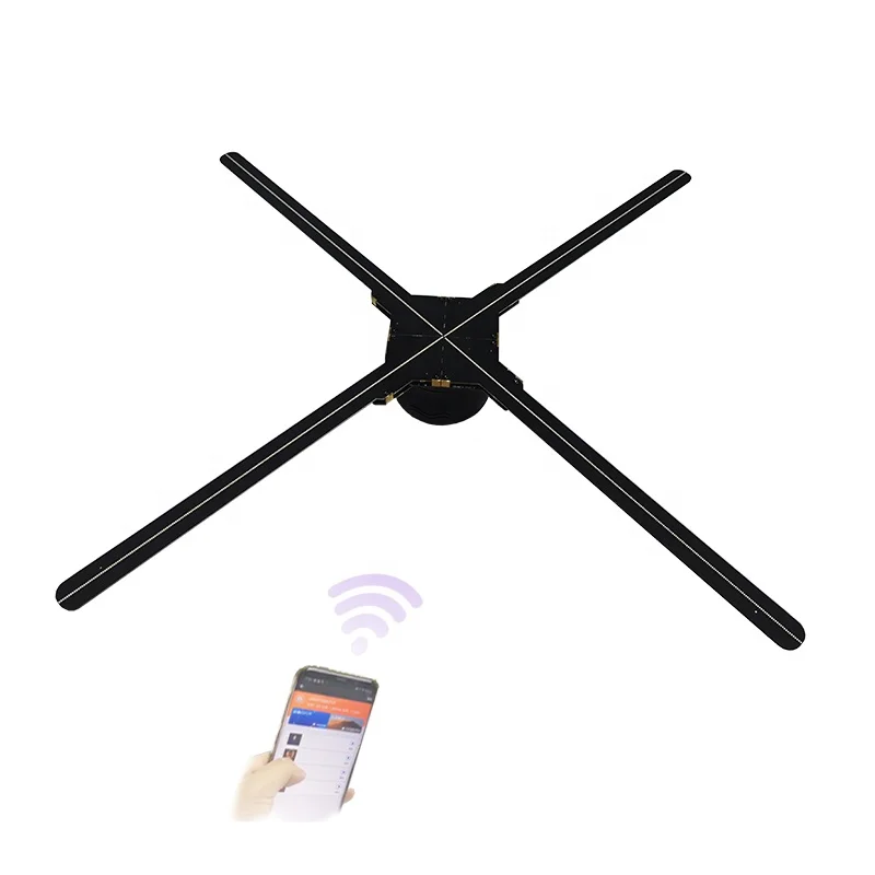 Original Brand New ODM Best Fan 1080p Led 3D Hologram Laser Projector 3d Advertising Machine