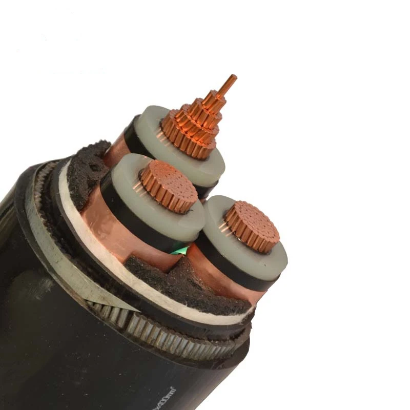 120mm2 xlpe power cable 11kv xlpe insulation power cable 3 Cores  power cable