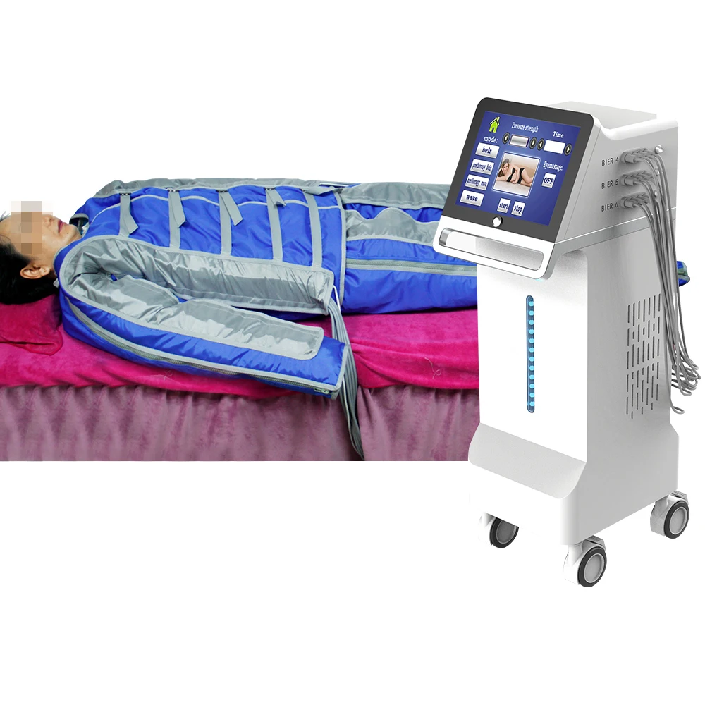 Revolutionary Pressotherapy 12 Chamber Compression Therapy Machine for Lymphatic and Improved Circulation separate control