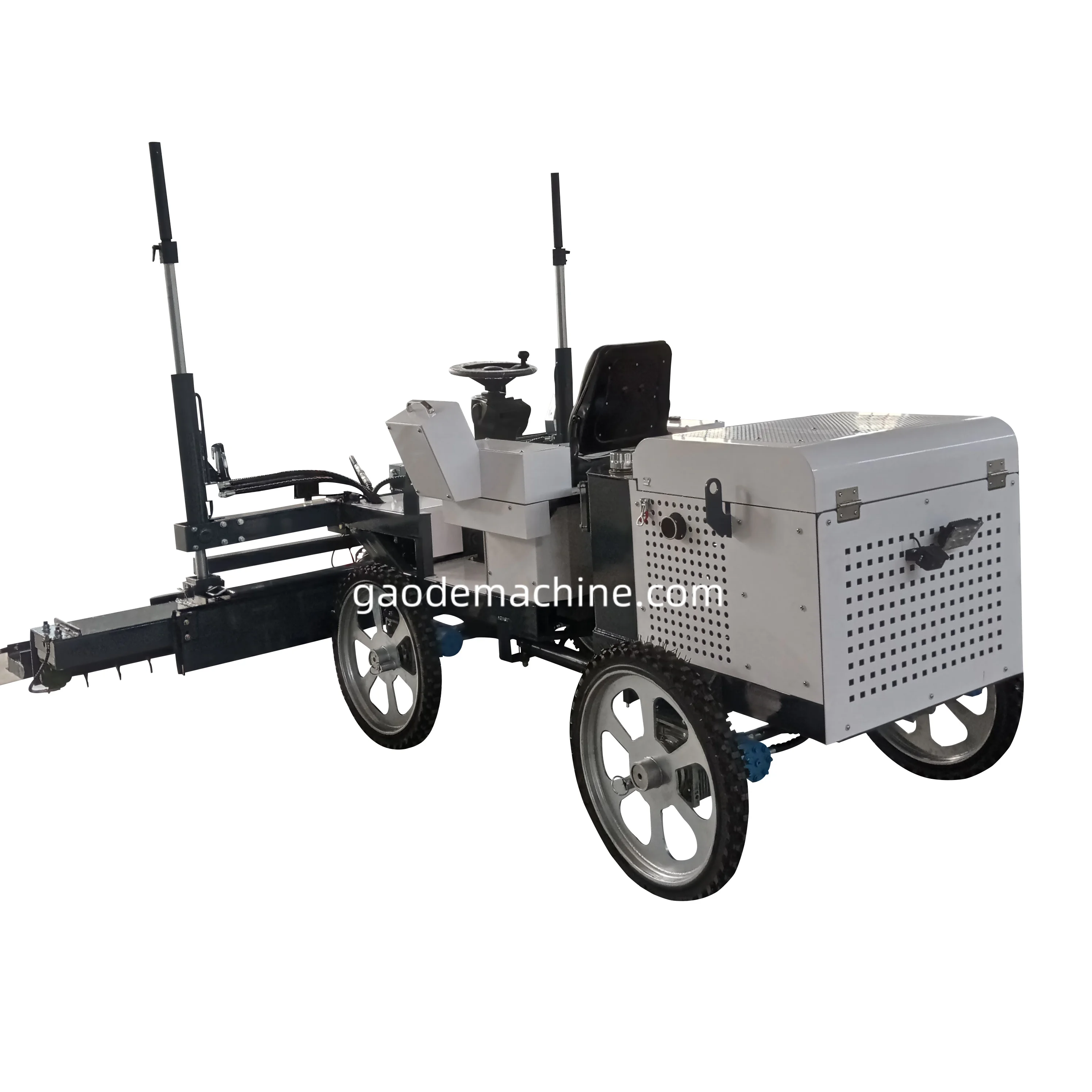 GD100-4S High Efficiency Automatic Construction Machinery Concrete Laser Levelling Vibrating Screed Machine
