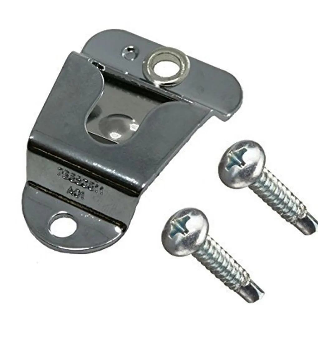 Metal Microphone Hang Up Clip Microphone Holder Clip Screw in Compatible with CB Motorola Radio HLN9073B CDM1250 CDM750 GM300