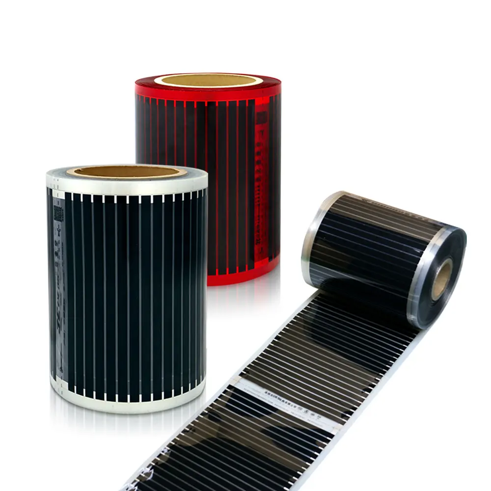 99.69% thermal conversion low temperature far infrared radiant electric graphene heating film for ceramic tile flooring