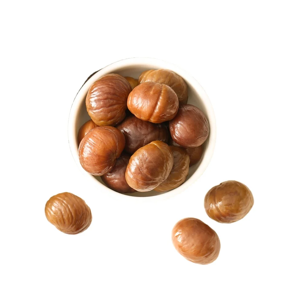 New Crop wholesale roasted chestnut ready to eat ready to eat chestnuts kernel peeled chestnuts for sale