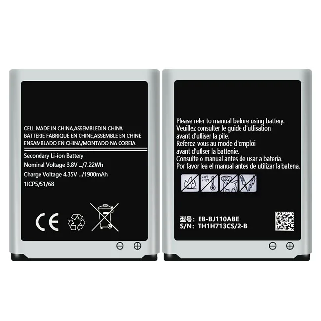 Original Battery For Samsung Galaxy J1 Ace J110M J110F J110G J110L J110 EB-BJ110ABE