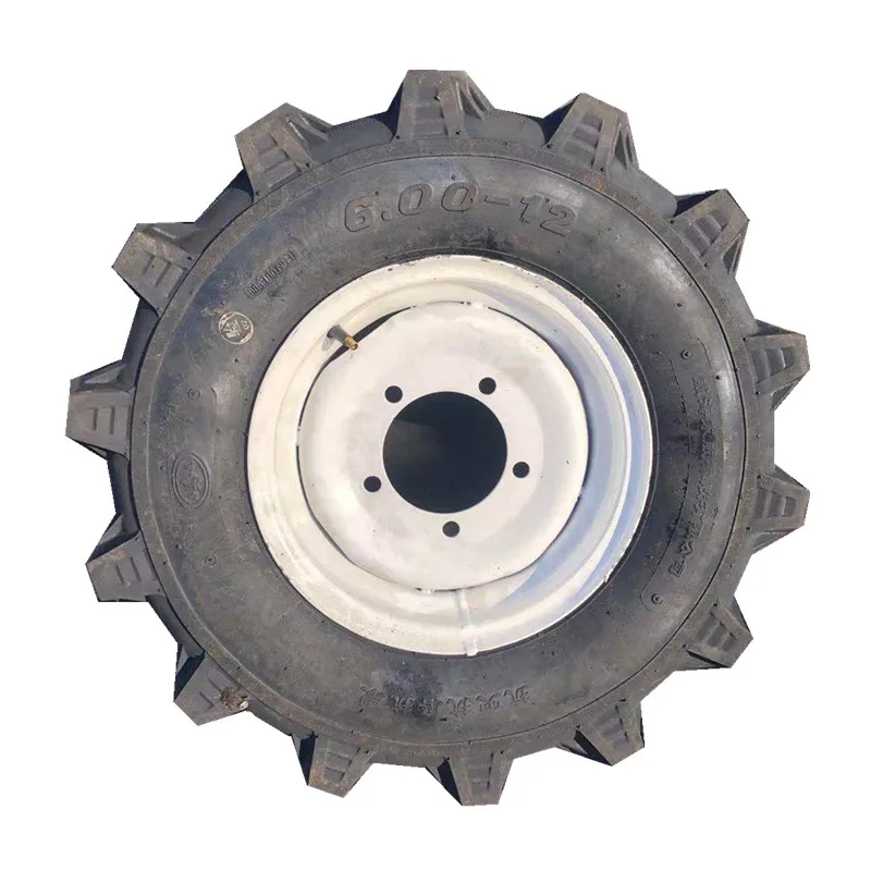 Export custom steel ring 6.00-12 herringbone walking tractor tires modified tires