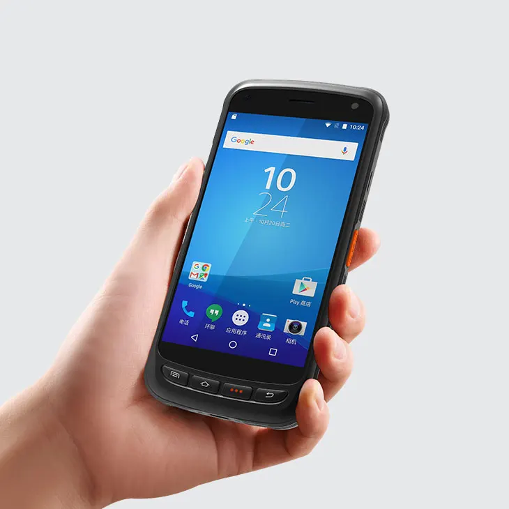 5inch handheld phone 2 gb 4g 5g Android 11 signing gps biometric 2d barcode scanner rfid thermal Pda industrial fingerprint