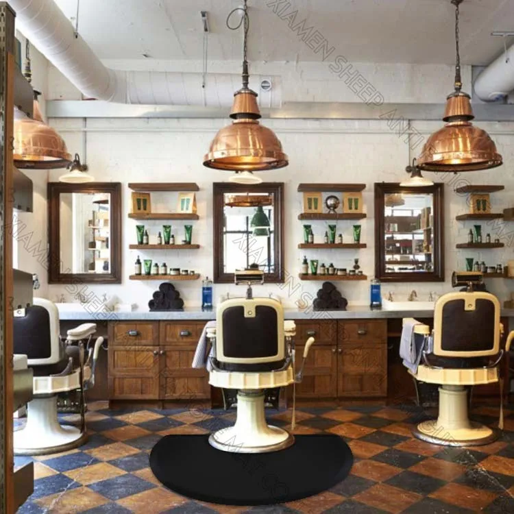 Sheepmats Barber_chair_mat Anti Fatigue Barbershop Barber Shop Bar Chair Mat For Barber Station Floor
