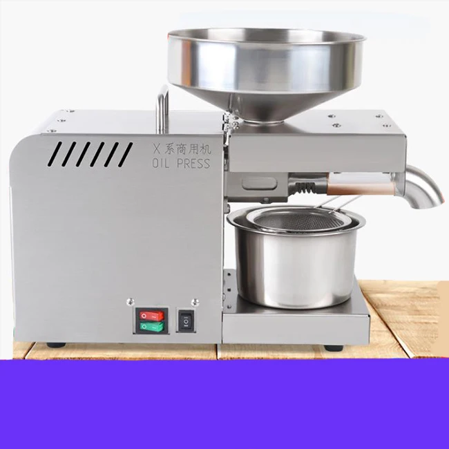 Efficient Cooking Machine Commercial Sunflower Seed Household Linseed Oil Presser