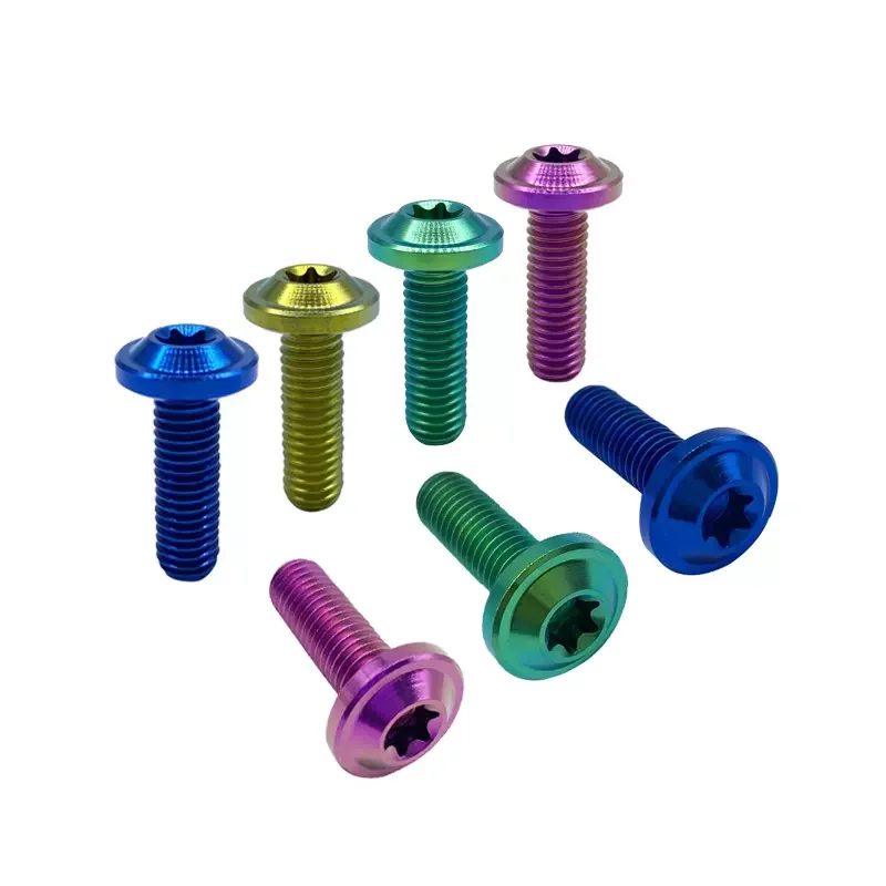 High standard Disc head screws TITANIUM SCREWS