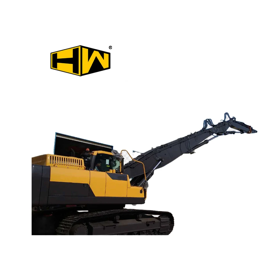 HW Extension Arm Long Reach Boom Arm Construction Equipment Attachments Excavator Accessories