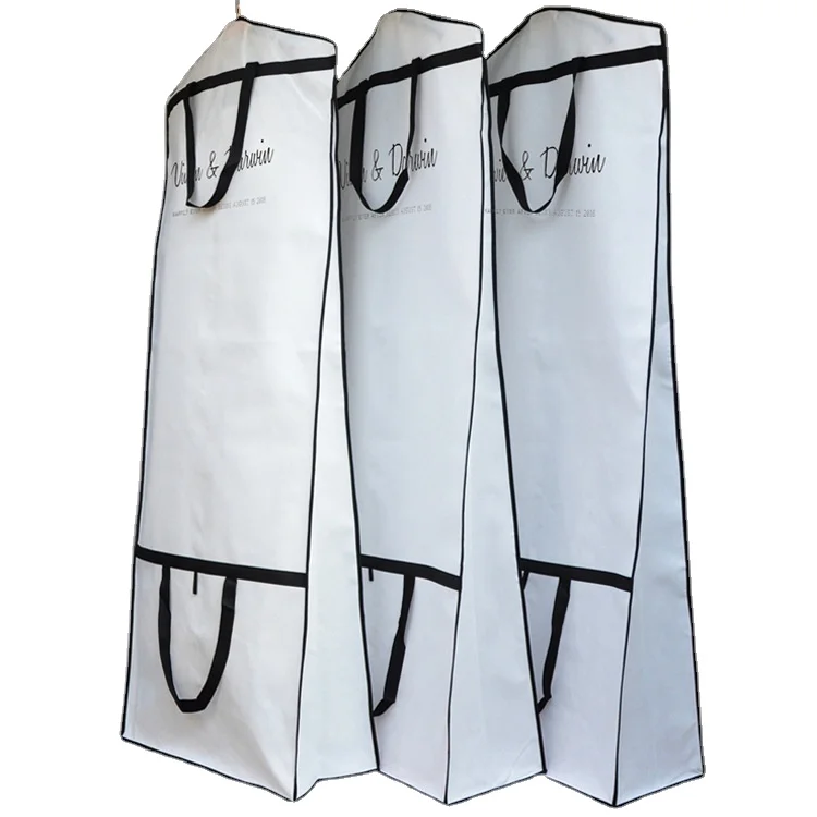 Custom Logo Garment Clothes Bag Bridal Wedding Dress Bag