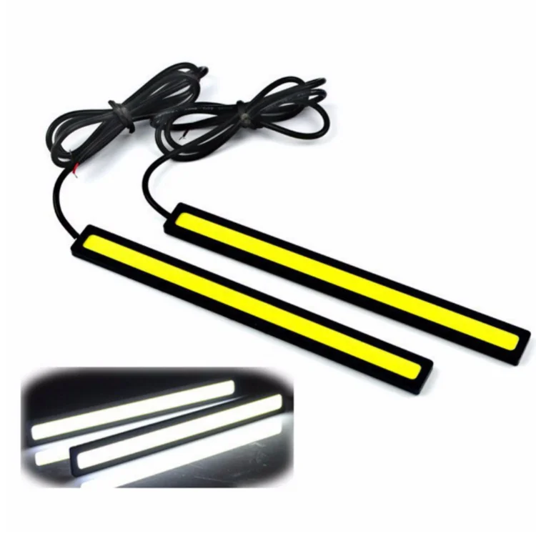 17cm Universal Daytime Running Light COB DRL LED Waterproof Car Lamp External Lights Super Bright