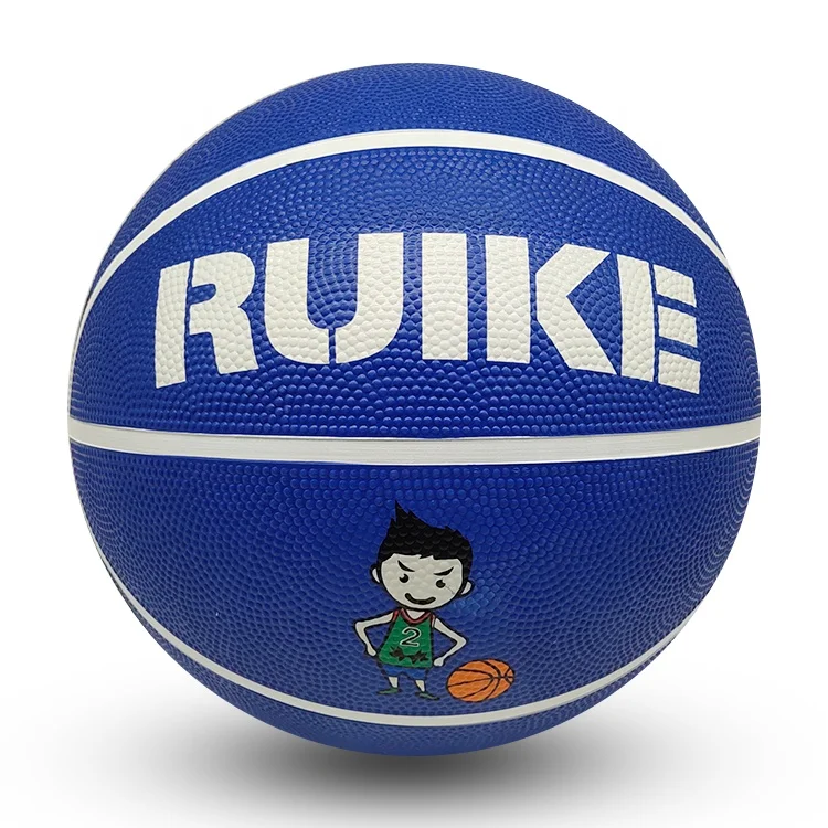 mini size 3 rubber toys ball soft touch blue basketball pelotas