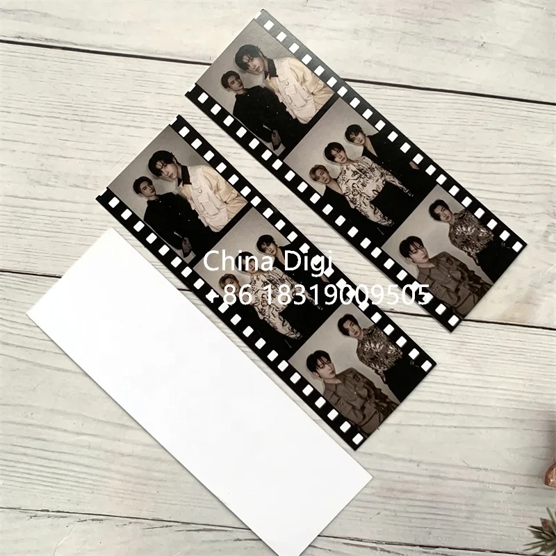 Kpop 3 Picture Photostrip Filmstrip Frames Paper Photo Strips Frame