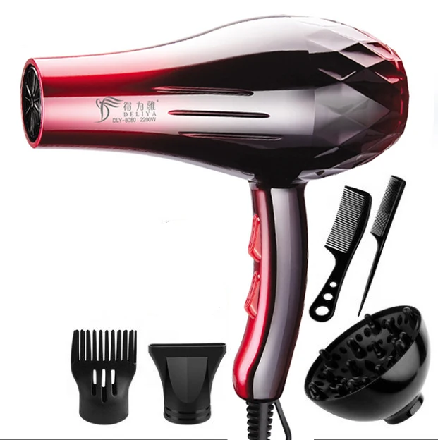 Low price africa portable salon blow 5 in 1 powerful professional hair dryer set