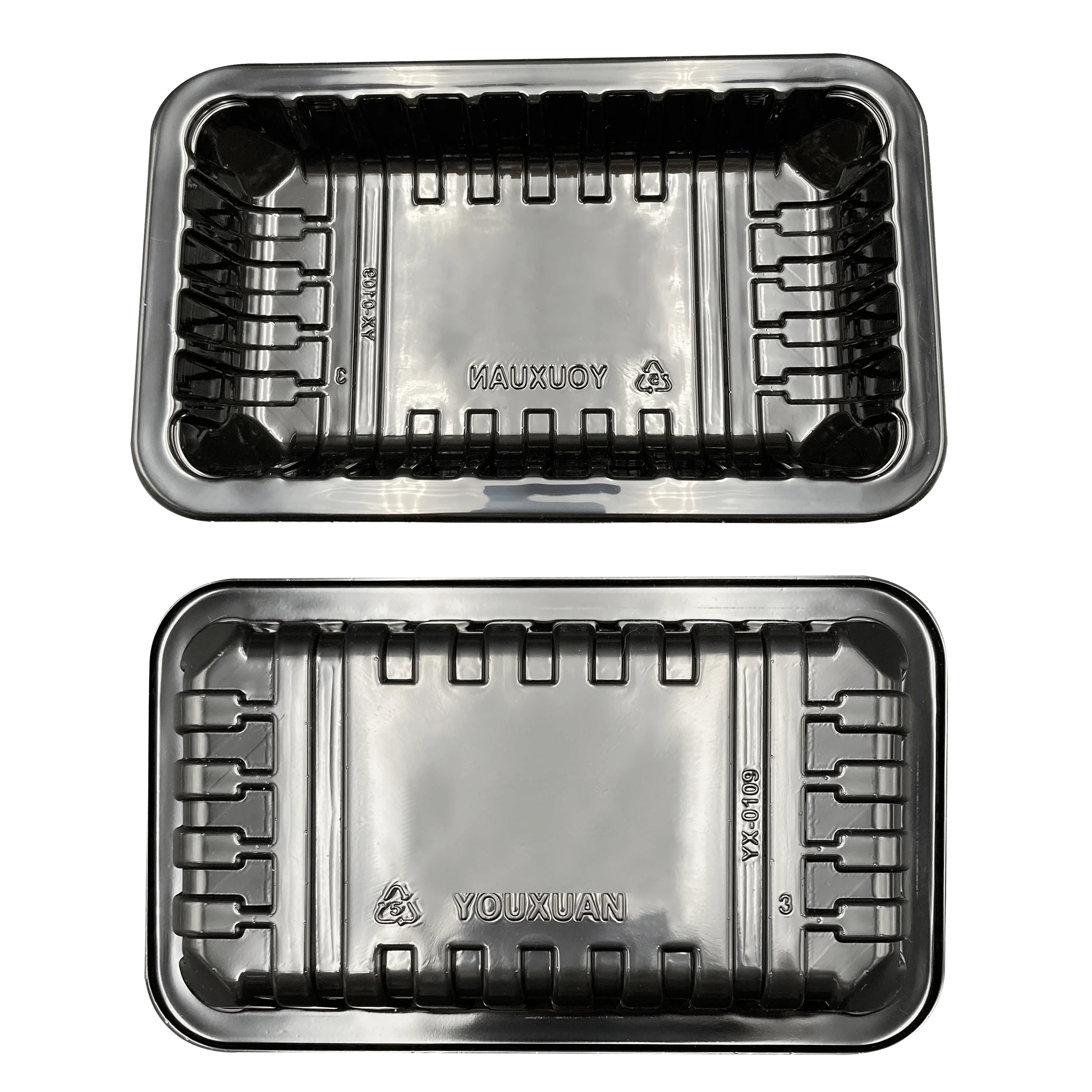 
Disposable Supermarket RPP/PP Food Packaging EVOH Plastic Fruit Vegetable Meat Packing Fresh Tray 