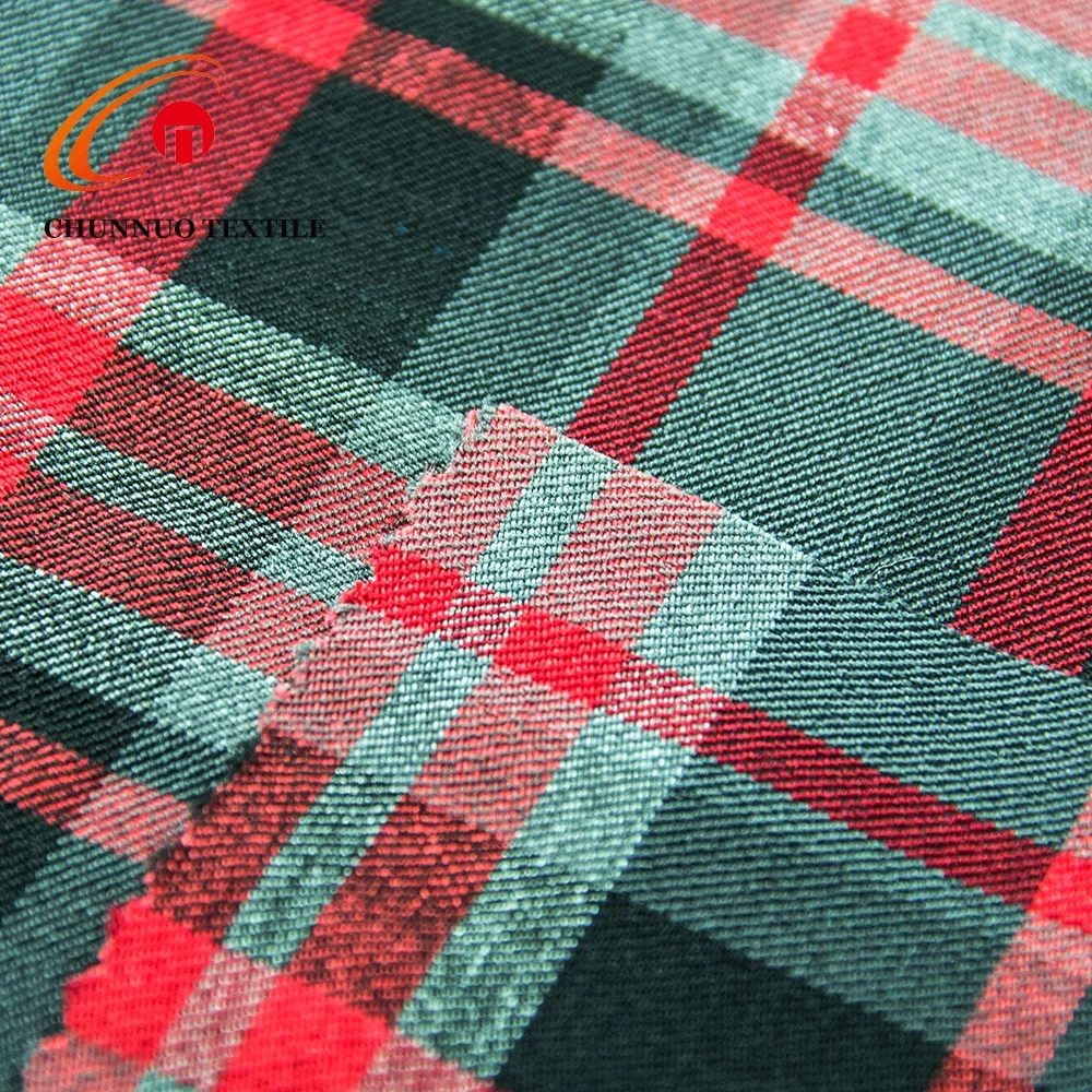 Chunnuo Wholesale  TR Spandex Yarn dyed 72%T19%R3%SP check style Woven Suit  fabric