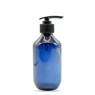 100-1000ml 1 Liter Food Grade Shampoo Shower Gel Body Wash Liquid Blue Plastic PET Bottle with Lotion Pump Spray